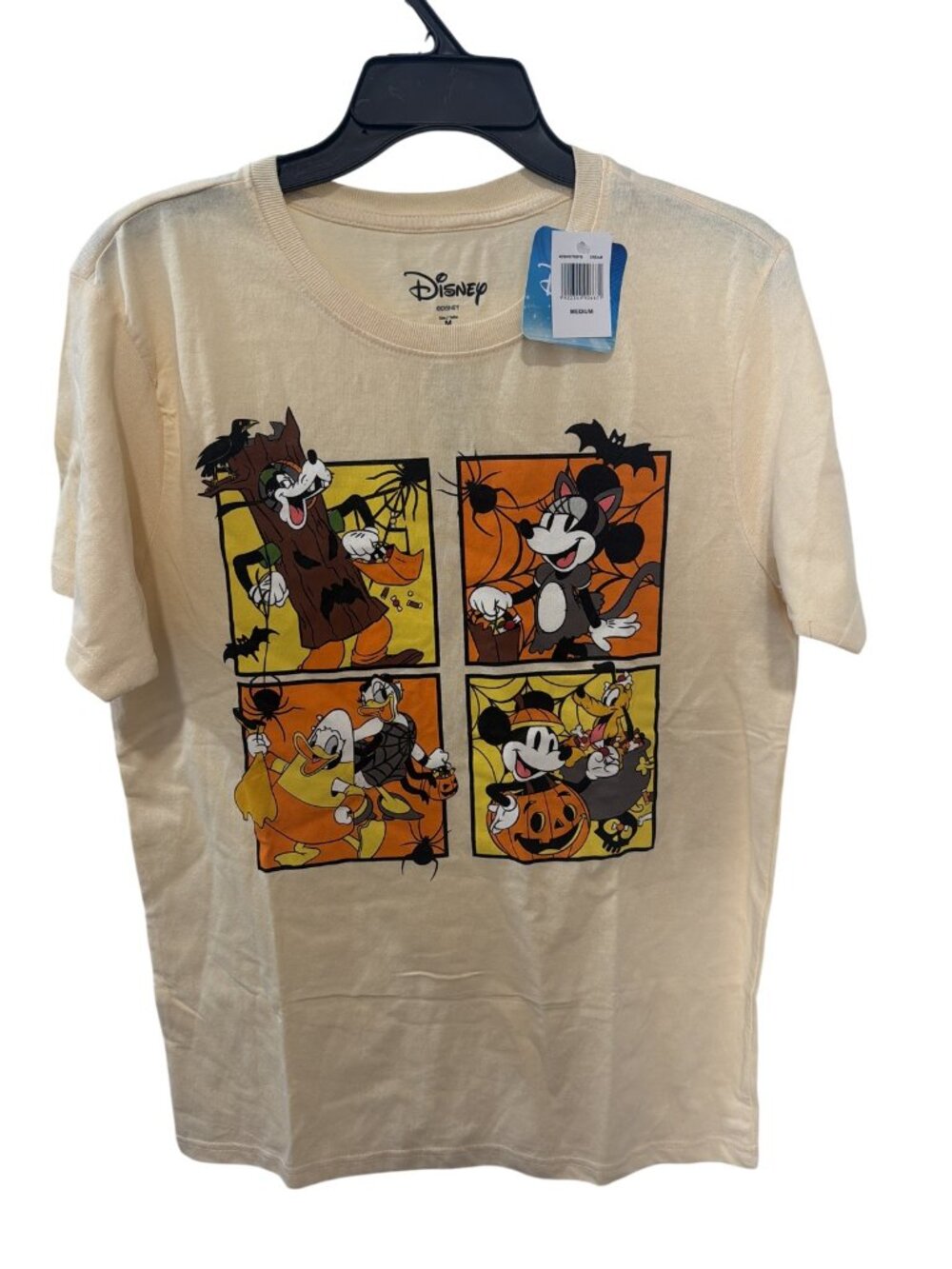 Disney Size Medium (M) Beige Halloween Disney Character Graphic T-Shirt